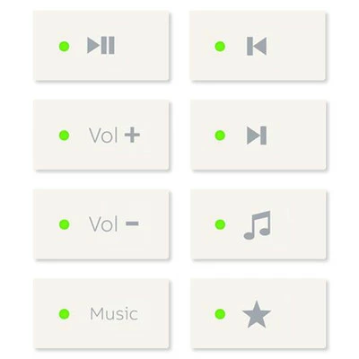 ABB-free@home Music Key Package For Keypad 1 ABB-free@home Music Key Package For Keypad