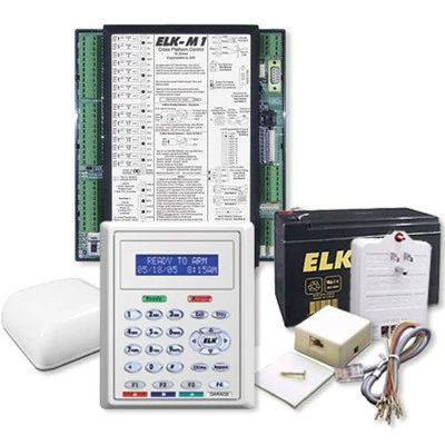 Elk M1 Gold Controller Kit For Structured Wiring Panel & M1KP2 Keypad 1 Elk M1 Gold Controller Kit For Structured Wiring Panel & M1KP2 Keypad