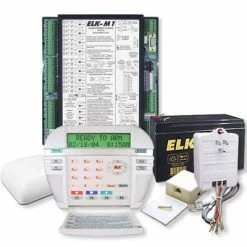 Elk M1 Gold Controller Kit For Structured Wiring Panel & M1KP Keypad