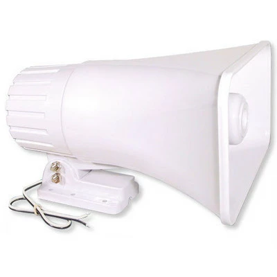 Elk Interior/Exterior Horn Speaker, 8 Ohms, 30W 1 Elk Interior/Exterior Horn Speaker, 8 Ohms, 30W