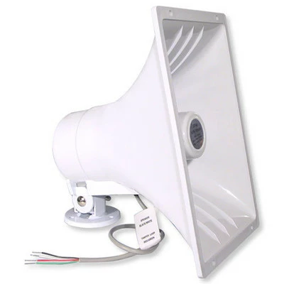 Elk Interior/Exterior Horn Speaker, 8 Ohms, 40W 1 Elk Interior/Exterior Horn Speaker, 8 Ohms, 40W