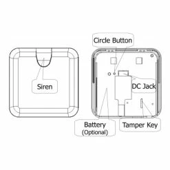 Ezlo Philio Multi Sound Z-Wave Siren (Open Box) -FIBARO Home Automation System Sales 2023 EZPSE02 OB media 003